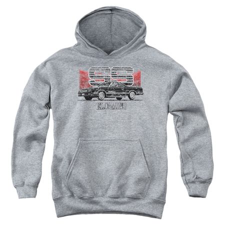 Chevy Kids Hoodie El Camino SS Sports Grey Youth Hoody