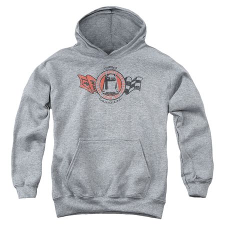 Chevy Kids Hoodie Gentlemen's Racer Sports Grey Youth Hoody