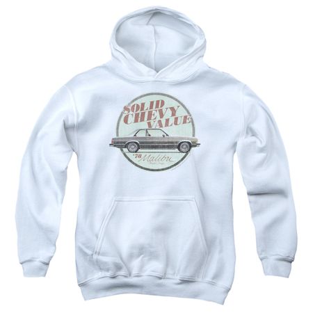 Chevy Kids Hoodie Value White Youth Hoody