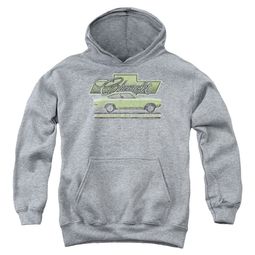 Chevy Kids Hoodie Vega Car Of The Year 71 Athletic Heather Youth Hoody