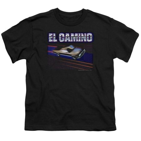 Chevy Kids Shirt 85 El Camino Black T-Shirt