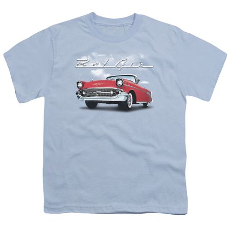 Chevy Kids Shirt Bel Air Clouds Light Blue T-Shirt