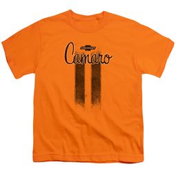 Chevy Kids Shirt Camaro Stripes Orange T-Shirt