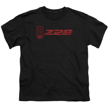 Chevy Kids Shirt Camaro Z28 Logo Black T-Shirt