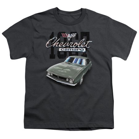 Chevy Kids Shirt Chevrolet 1967 Classic Camaro Charcoal T-Shirt