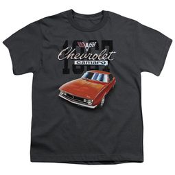 Chevy Kids Shirt Chevrolet 1967 Red Classic Camaro Charcoal T-Shirt