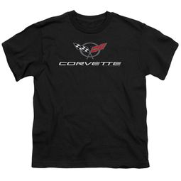 Chevy Kids Shirt Corvette Emblem Black T-Shirt Chevy Kids Shirt Corvette Emblem Black T-Shirt