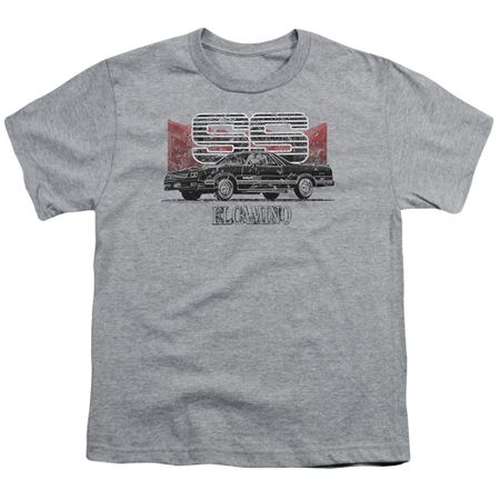 Chevy Kids Shirt El Camino SS Sports Grey T-Shirt