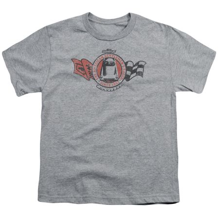 Chevy Kids Shirt Gentlemen's Racer Sports Grey T-Shirt