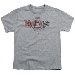 Chevy Kids Shirt Gentlemen's Racer Sports Grey T-Shirt