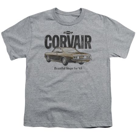 Chevy Kids Shirt Retro Corvair Sports Grey T-Shirt