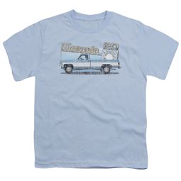 Chevy Kids Shirt Silverado Light Blue T-Shirt