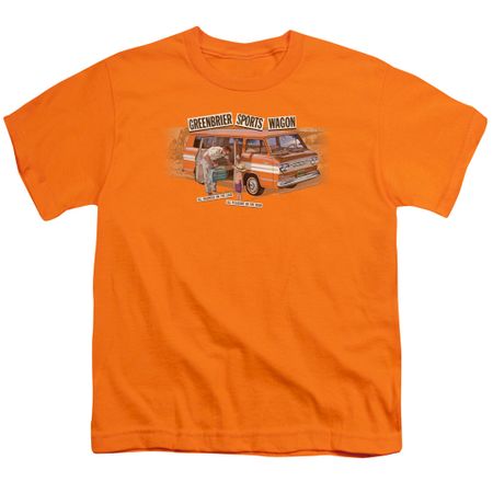 Chevy Kids Shirt Sports Wagon Orange T-Shirt