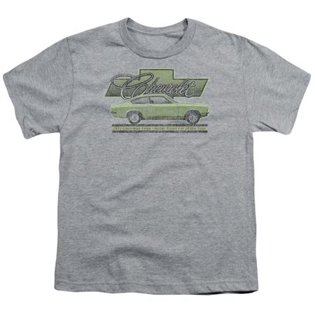 Chevy Kids Shirt Vega Car Of The Year 71 Athletic Heather T-Shirt