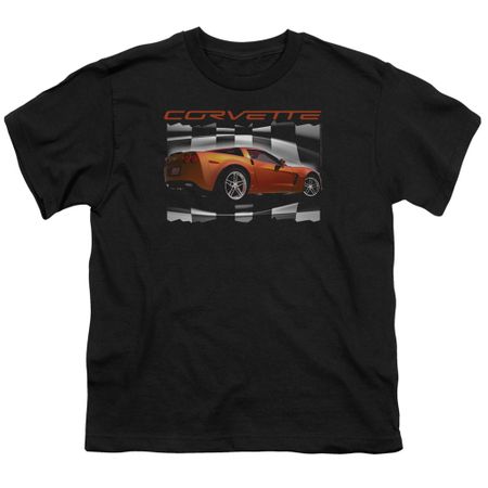 Chevy Kids Shirt ZO6 checkered Black T-Shirt