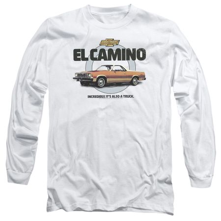El Camino Chevy Long Sleeve Shirt Also A Truck White Tee T-Shirt