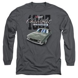 Chevy Long Sleeve Shirt Chevrolet 1967 Classic Camaro Charcoal Tee T-Shirt