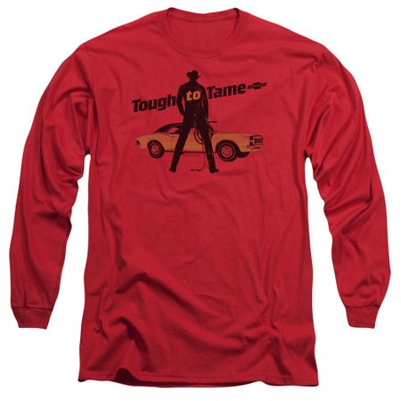 Chevy Long Sleeve Shirt Tough To Tame Red Tee T-Shirt