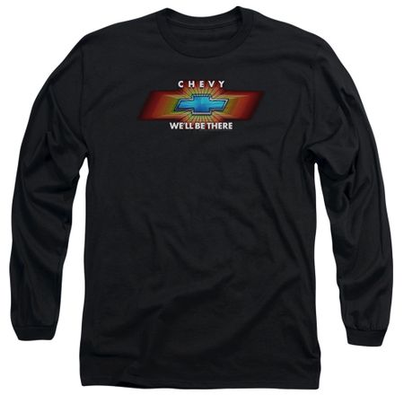 Chevy Long Sleeve Shirt We'll Be There TV Spot Black Tee T-Shirt