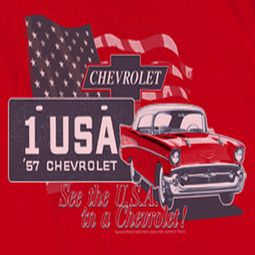 Chevy See The USA Chevrolet T-shirts