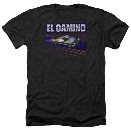 Chevy Shirt 85 El Camino Heather Black T-Shirt