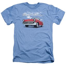 Chevy Shirt Bel Air Clouds Heather Light Blue T-Shirt