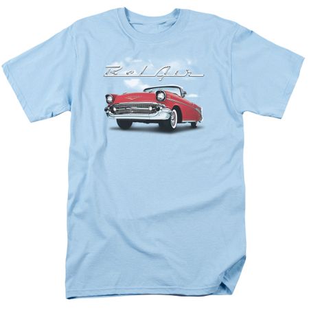 Chevy Shirt Bel Air Clouds Light Blue T-Shirt