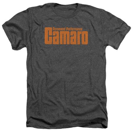 Chevy Shirt Camaro Command Performance Heather Charcoal T-Shirt