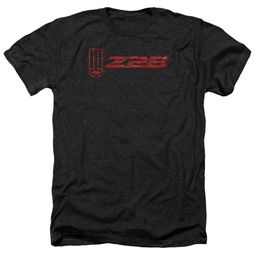 Chevy Shirt Camaro Z28 Logo Heather Black T-Shirt
