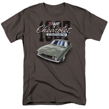 Chevy Shirt Chevrolet 1967 Classic Camaro Charcoal T-Shirt