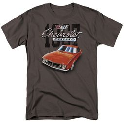 Chevy Shirt Chevrolet 1967 Red Classic Camaro Charcoal T-Shirt
