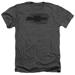 Chevy Shirt Chevrolet Bowtie Tire Tread Heather Charcoal T-Shirt