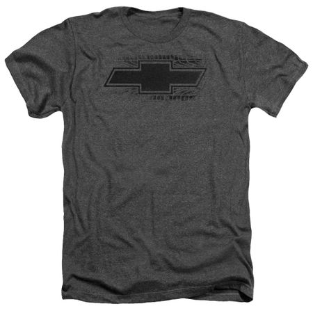Chevy Shirt Chevrolet Bowtie Tire Tread Heather Charcoal T-Shirt
