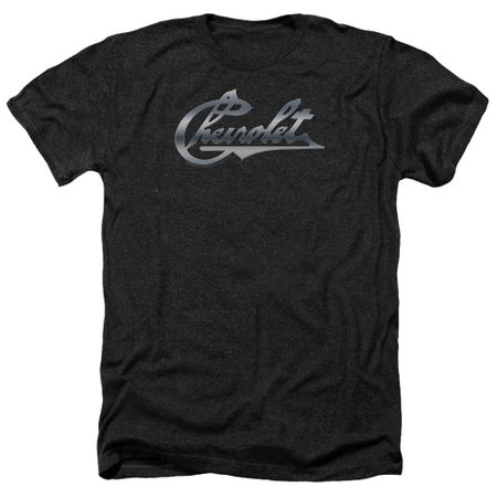 Chevy Shirt Chevrolet Script Heather Black T-Shirt