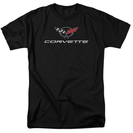 Chevy Shirt Corvette Emblem Black T-Shirt