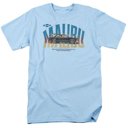 Chevy Shirt Malibu Light Blue T-Shirt