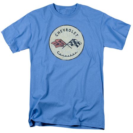 Chevy Shirt Old Vette Carolina Blue T-Shirt