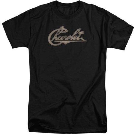 Chevy Shirt Script Black Tall T-Shirt