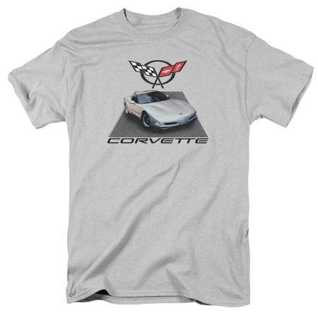 Chevy Shirt Silver 01 Vette Silver T-Shirt
