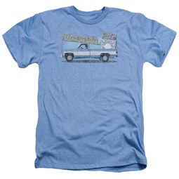 Chevy Shirt Silverado Heather Light Blue T-Shirt
