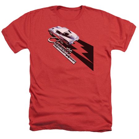 Chevy Shirt Split Window Stingray Heather Red T-Shirt