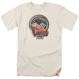 Chevy Shirt Vette Fun Cream T-Shirt