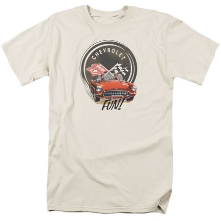 Chevy Shirt Vette Fun Cream T-Shirt