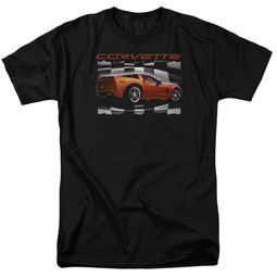 Chevy Shirt ZO6 checkered Black T-Shirt Chevy Shirt ZO6 checkered Black T-Shirt