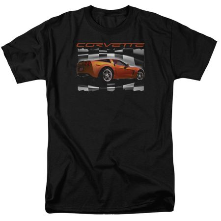 Chevy Shirt ZO6 checkered Black T-Shirt