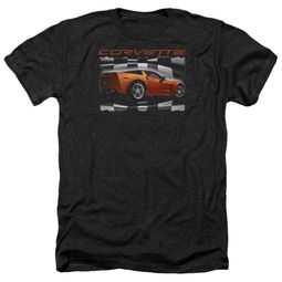 Chevy Shirt ZO6 checkered Heather Black T-Shirt Chevy Shirt ZO6 checkered Heather Black T-Shirt