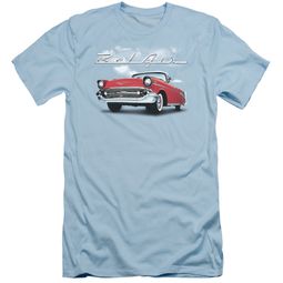 Chevy Slim Fit Shirt Bel Air Clouds Light Blue T-Shirt