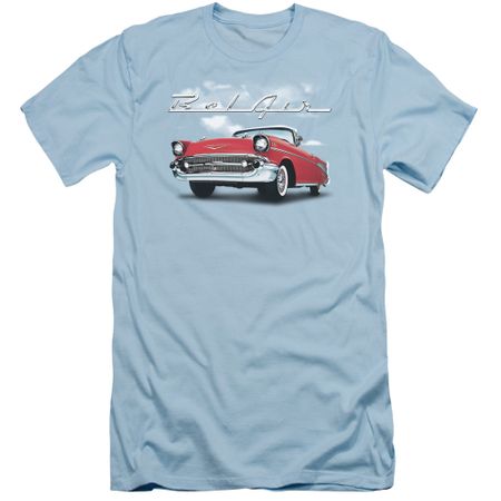 Chevy Slim Fit Shirt Bel Air Clouds Light Blue T-Shirt