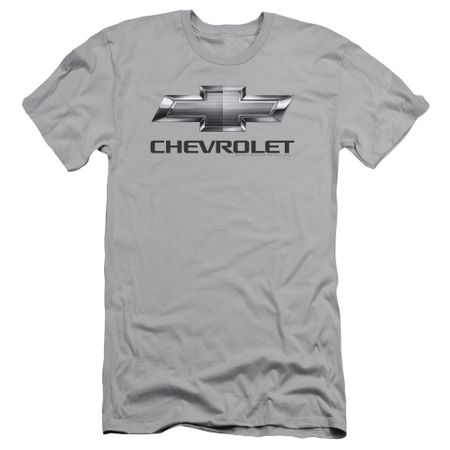 Chevy Slim Fit Shirt Bow Tie Silver T-Shirt