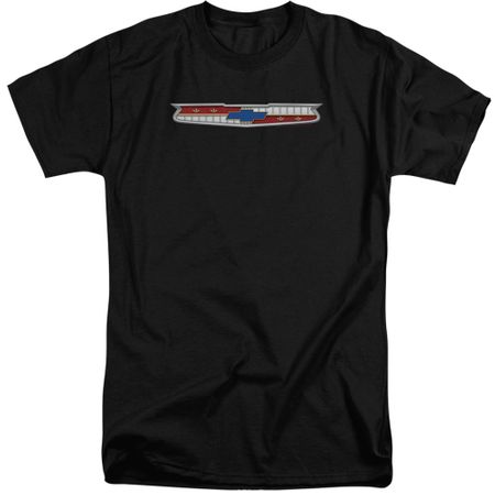 Chevy Slim Fit Shirt Chevrolet 56 Bel Air Emblem Black T-Shirt